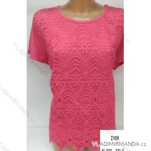 Tunika-Spitze Kurzarm Damen (m-2xl) PM118Z109
