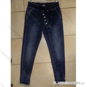Jeans mit Knöpfen Damen (uni-sl) ITALIENISCHE Mode IM518018
