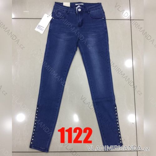 Jeansgewehr mit Damenperlen (xs-xl) 1122R