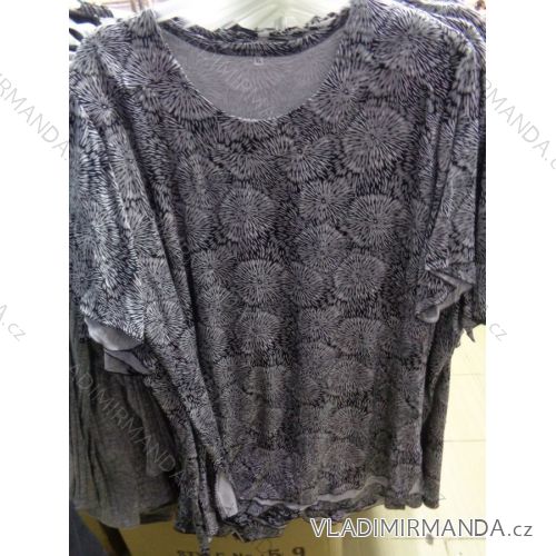 T-Shirt Tunika Kurzarm Damen (xl-5xl) POLSKÁ VÝROBA PM118059