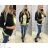 Damenjacke mit Kunstlederhose (sl) ITALIAN Fashion IM918107
