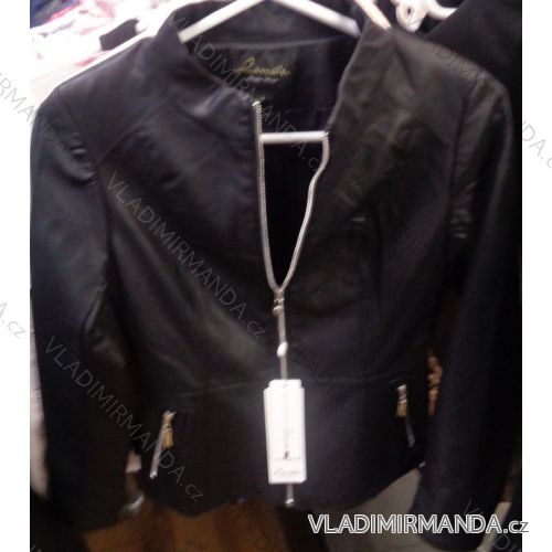 Kurzarmjacke aus Kunstleder (s-2xl) LANSILU ITALIAN MODA IM918A685
