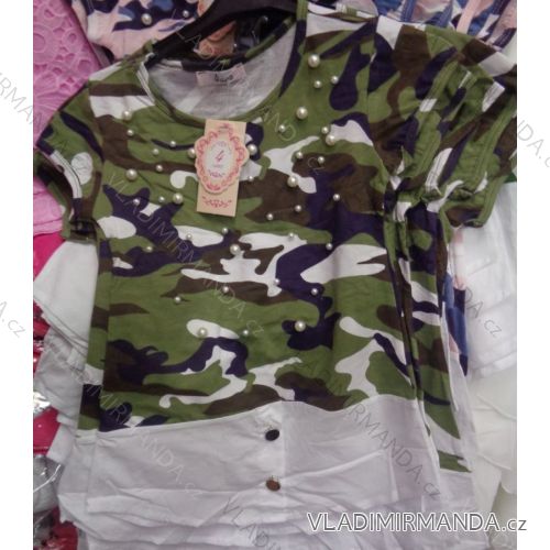 Kleid Kurzarm mit maskierten Babykleidern (4-14 Jahre) TÜRKEI MODA TM2188050

