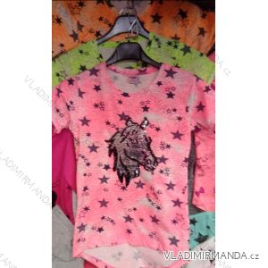 T-Shirt Kurzarm mit Pailletten Baby Teenager Mädchen (128-164) ZEYREK TURKEY MODA TM218019
