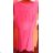 Sommerkleid Kurzarm kurze Frauen (uni sl) ITALIENISCHE Mode IM618210
