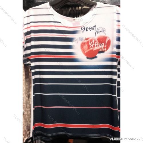 T-Shirt Kurzarm Damen (l-3xl) POLSKÁ VÝROBA PM118080
