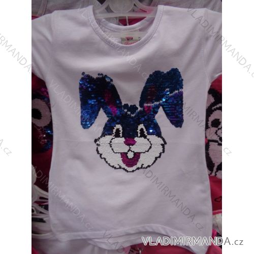 T-Shirt Kurzarm mit Pailletten Kinder (98-122) TUZZYTURECKA MODA TM218026