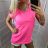 T-Shirt Baumwolle Kurzarm Damen (uni sl) ITALIENISCHE MODA IM718088
