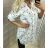 Baumwollhemd Kurzarm Damen (uni m-xl) ITALIENISCHE MODA IM718101
