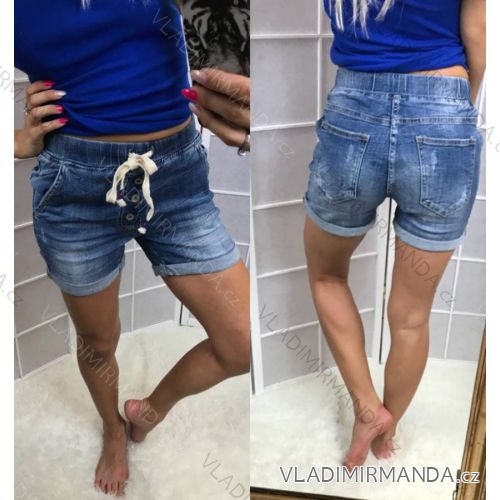 Shorts Shorts Damen Sommerjeans (uni xl-3xl) ITALIENISCHE Mode IM5183D989