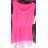 Kurzes ärmelloses Kleid mit Damenperlen (uni sl) ITALIENISCHE Mode IM618214
