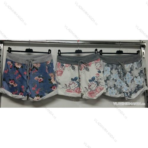 Shorts Shorts Damen (uni sl) ITALIENISCHE Mode IM1218029