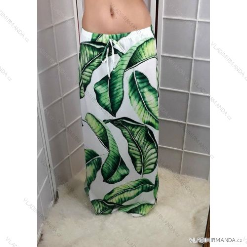 Rock lange Sommer Frauen (uni sl) ITALIENISCHE Mode IM918164