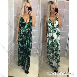 Sommer langes Kleid Damen (uni sl) ITALIENISCHE Mode IM918167
