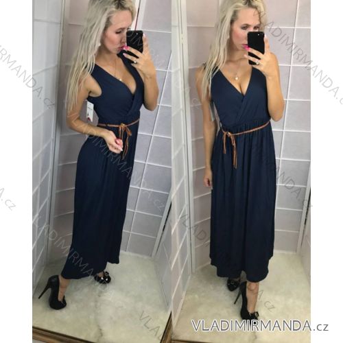 Sommer langes Kleid Damen (uni sl) ITALIENISCHE Mode IM918180
