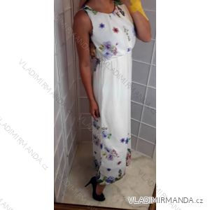 Sommer langes Kleid Damen (uni sl) ITALIENISCHE Mode IM9186808
