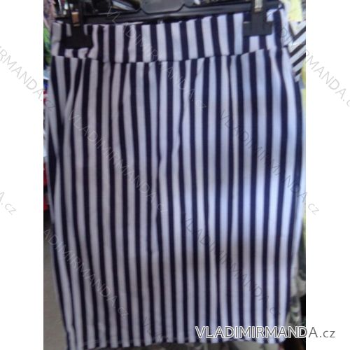 Rock Sommerstreifen Frauen (uni sl) ITALIENISCHE Mode IM918283