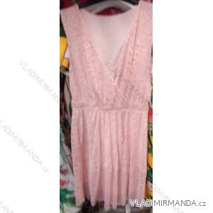 Sommerkleid ärmellose Schnürsenkel (uni sl) MILADES ITALIAN Fashion IM918289
