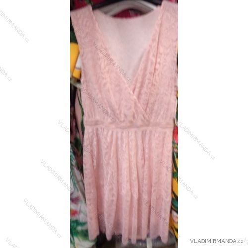 Sommerkleid ärmellose Schnürsenkel (uni sl) MILADES ITALIAN Fashion IM918289
