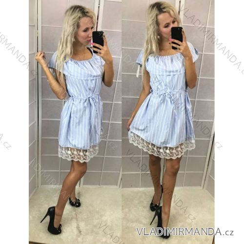 Ärmelloses Sommerkleid (uni sl) ITALIENISCHE Mode IM918305
