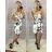 Ärmelloses Sommerkleid (uni sl) ITALIENISCHE Mode IM918309
