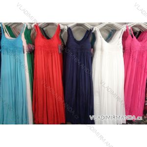 Langes Kleid für Damen (uni sl) ITALIENISCHE MODA IM718921
