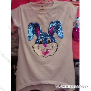 T-Shirt mit kurzen Ärmeln und Pailletten Mädchen (134-164) TUZZY TURKEY MODA TM218071
