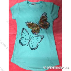 T-Shirt mit kurzen Ärmeln und Pailletten Mädchen (4-9 Jahre) TUZZY TURKEY MODA TM218110
