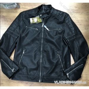 Langarmlederjacke (uni s-2xl) LEX18175
