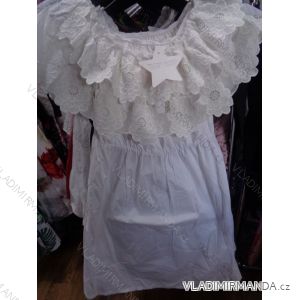 Kleid Kurzarm Spitze (uni sl) ITALIENISCHE Mode IM918219
