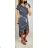 Kleid Kurzarm Damen (uni sl) ITALIENISCHE MODA IM718937
