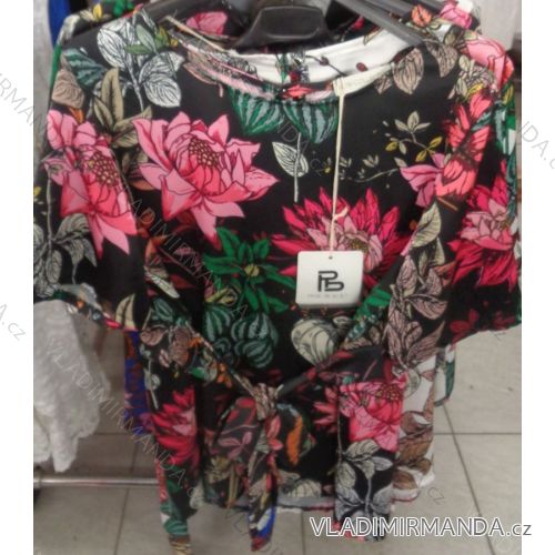 Tunika 3/4 Kurzarm Damen (uni sl) ITALIENISCHE MODA IM718228
