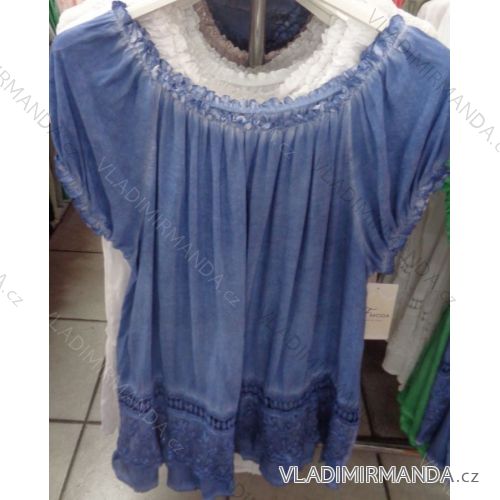 Tunika Kurzarm Damen (uni sl) ITALIENISCHE MODA IM718231
