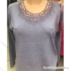 T-Shirt Tunika Langarm Damen (m-2xl) POLSKá móda PM118124
