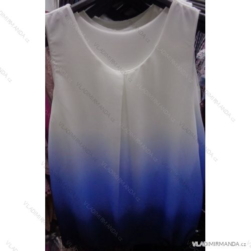 T-Shirt ombre Sommerfrauen (uni sl) ITALIENISCHE Mode IM18397
