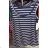 T-Shirt Sommerstreifen Damen (uni sl) ITALIENISCHE Mode IM718241
