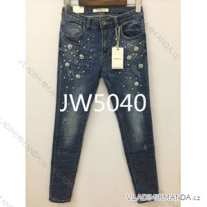 Gewehrjeans mit langen Damen (xs-xl) JEWELLY LEXXURY JW5040
