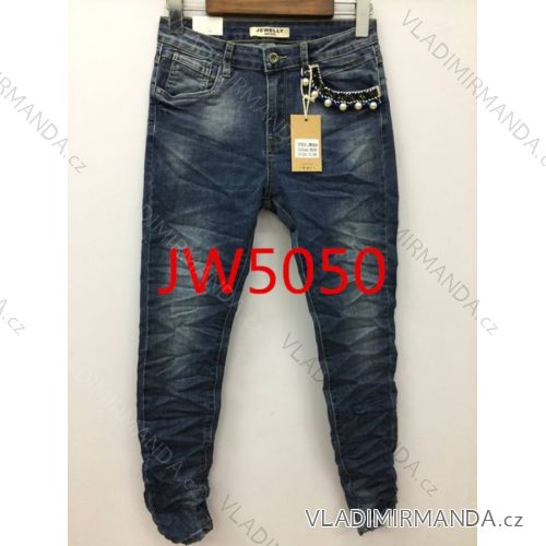 Gewehrjeans mit langen Ärmeln (xs-xl) JEWELLY LEXXURY JW5050