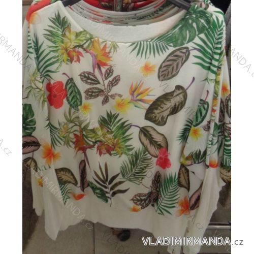 T-Shirt Baumwolle Kurzarm Damen (uni sl) ITALIENISCHE MODA IM718261
