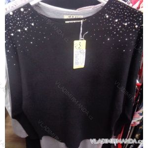Pullover Damen Langarm (l / xl) ITALIENISCHE Mode B-536
