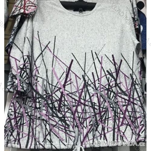 T-Shirt Tunika warme lange Ärmel Damen (l-3xl) POLSKá Fashion PM118150