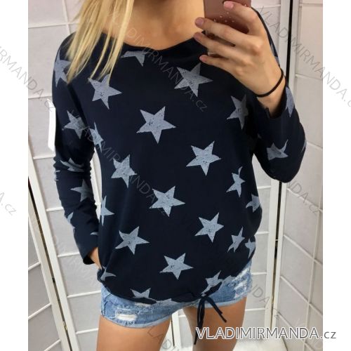 Sweatshirt Kurzarm (uni) ITALIENISCHE Mode IM518225
