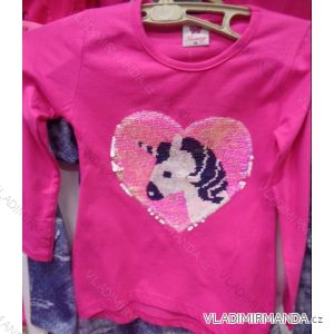 T-Shirt kurze lange Ärmel mit Pailletten Baby (98-128) TUZZY TURKEY MODA TM218135
