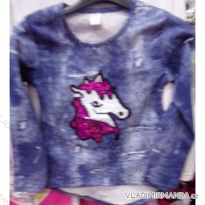 T-Shirt Kurzarm mit Pailletten Kinder (116-146) TUZZY TURKEY MODA TM218148
