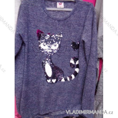 T-Shirt warme lange Ärmel mit Pailletten-Baby (134-164) TUZZY TURKEY MODA TM218151