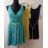 Sommer-Frauenkleid (uni sl) ITALIENISCHE Mode IM9176097
