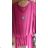 Kleid 3/4 lange Ärmel Damen (uni sl) ITALIENISCHE Mode IM518250
