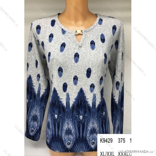 T-Shirt Tunika 3/4 Langarm Damen (L-3xl) ERBOSSI PM118211
