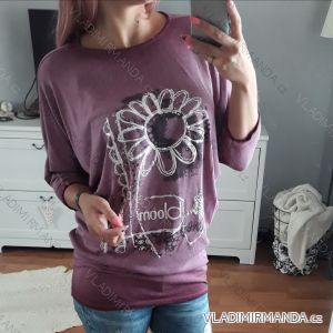 T-Shirt 3/4 Ärmel (uni sl) ITALIENISCHE Mode IM718969
