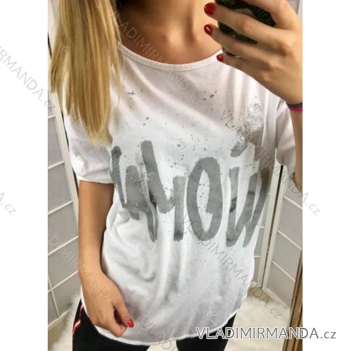 T-Shirt Langarm Damen (uni sl) ITALIENISCHE Mode IM818133
